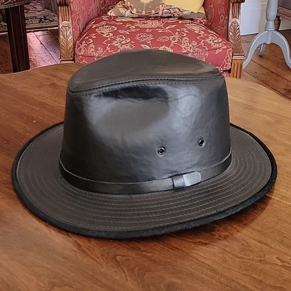 Vtg Wilson's Leather Hat - Picture 1 of 7